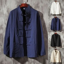 Men's Tang Suit Uniform Jacket Clothing for Chinese Traditional Kung Fu Tai Chi