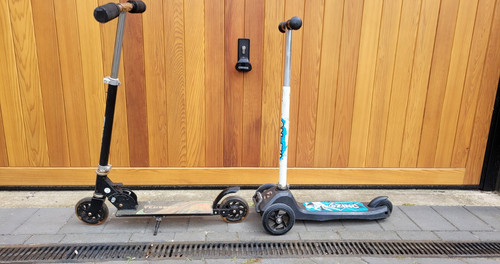 Zinc wheel push scooter for - zinc,