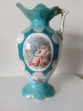 Antique Vintage Empire Works Stoke on Trent England  9" Jug/ Vase (Numbered)