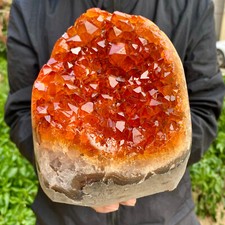 6.30LB Natural citrine geode