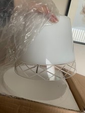 John Lewis Glass White Pendant