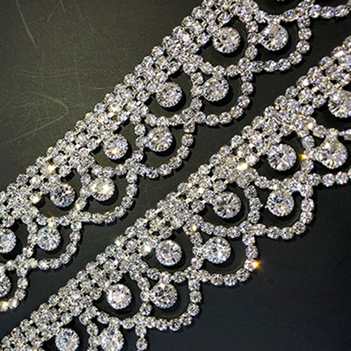 20cm crystal chain diamante - crystal,