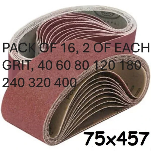 Sanding belts x - belts:, 457mm