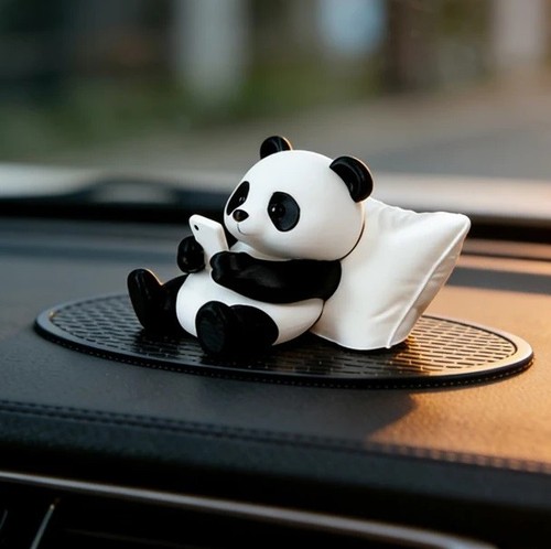 Cute panda figurine - cute, ornament