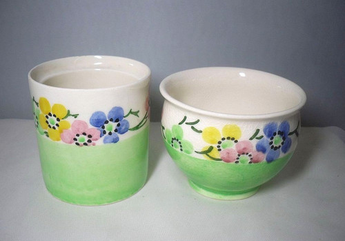 Vintage scottish pottery bough - pottery,