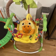Mothercare Baby Giraffe Jumperoo Jumparoo Lights Sounds Yellow Activity Bouncer