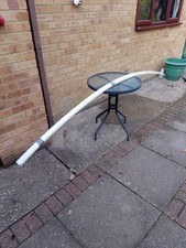 White Bullnose UPVC trim 45mm x 6mm x 2.4M ( 4 lengths)