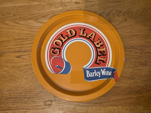 Vintage gold label - gold, barley