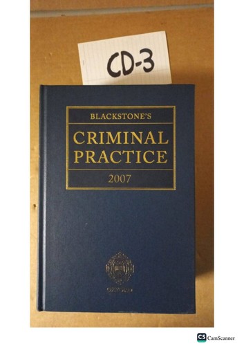 Blackstone criminal practice - blackstone's,