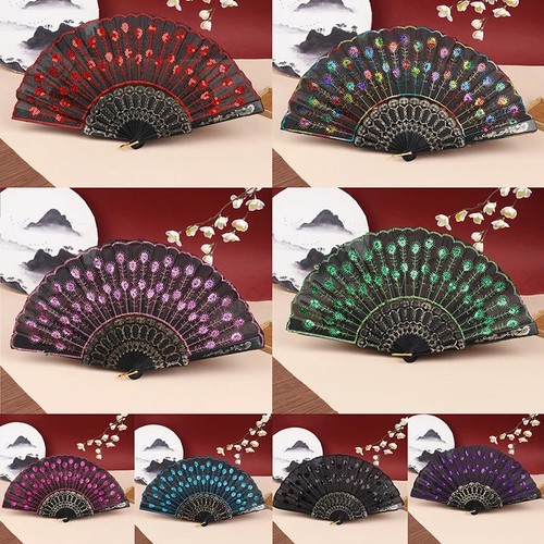 Spanish lace silk folding - spanish,