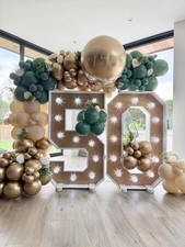 Gold: Light Up Numbers Large