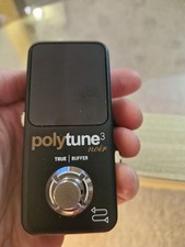 Polytune 3 Noir Guitar Tuner TC Electronic Mini Original Boxed