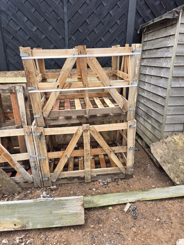 Wooden crates pallets - crates, on