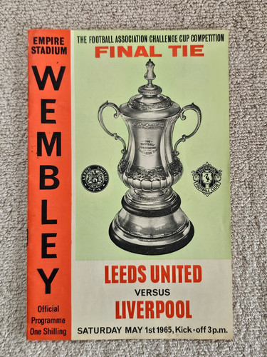 1965 cup final programme - -,