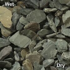 Green Slate 40mm Slate Aggregate Gravel Chipings for Garden & Landscaping