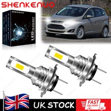 For Ford C-Max B-Max Fiesta Focus Galaxy Mondeo - LED Headlight Bulb H7 White WG