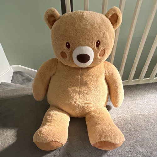 Massive beige plush teddy bear - massive,
