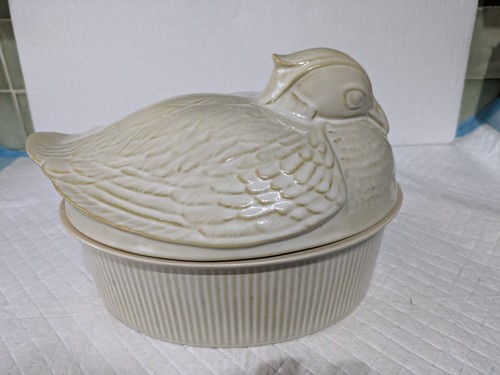 Purbeck pottery pheasant - pottery,