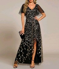 Ever-Pretty Size 18 Black Gold