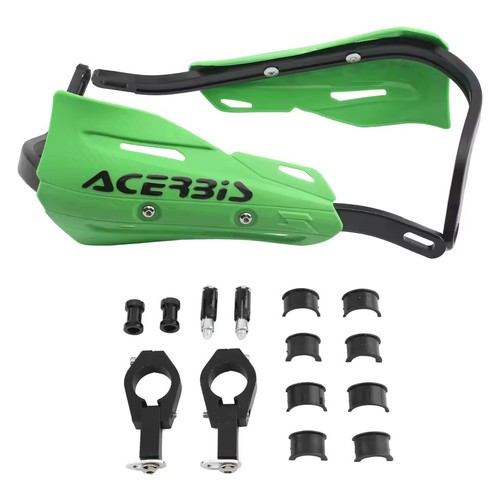 Green handlebar bar - green, guards