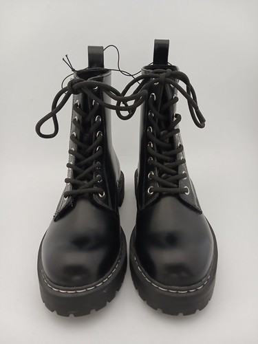 New black faux leather - black,