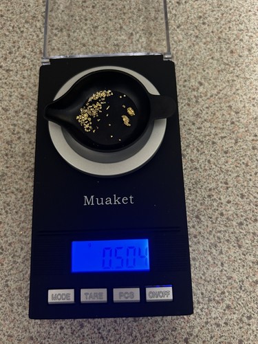 Bag gold rich paydirt - 1/2,