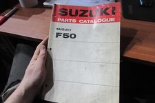 SUZUKI F50 CUTLESS PARTS CATALOGUE MANUAL MOPED SCOOTER WR