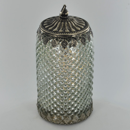 Moroccan style tall silver - style,