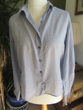 Brora Sheer Grey / White spot