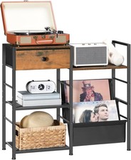 Record Player Stand End Table