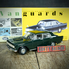 Lledo Vanguards Ford Zephyr 6 MkIII, Goodwood Green, Diecast 1/43 Model, Boxed