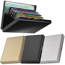 RFID Metal Plastic Card Holder