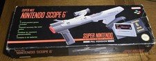 Nintendo Super Scope 6 Gun Boxed Complete W/ Game + Manual UKV Tested Working