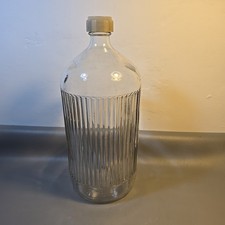 Vintage large glass apothecary - glass,