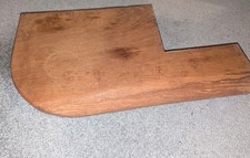 Natural Solid Wood Corner Shelf Rustic Style Cottage