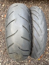 pair of motorcycle tyres DUNLOP Sportmax Road Smart II 190/55/17 & 120/70/17