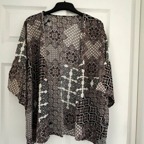 Women open front chiffon - women’s, open-front
