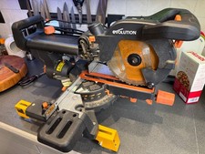 Evolution R210SMS Multi-Material Sliding Mitre Saw 210mm 