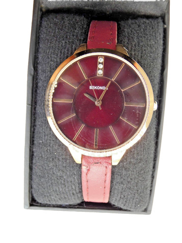 Sekonda ladies watch red - sekonda, strap