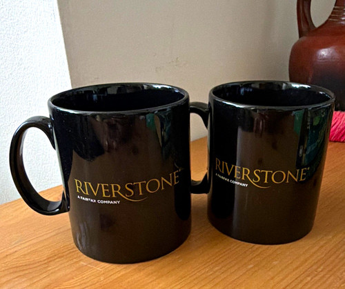 Riverstone black ceramic logo - black,