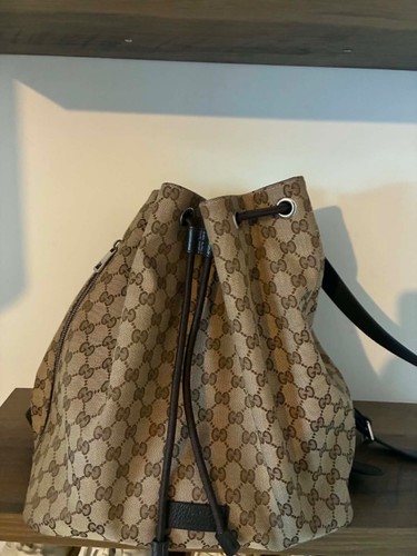 Gucci canvas drawstring - canvas,