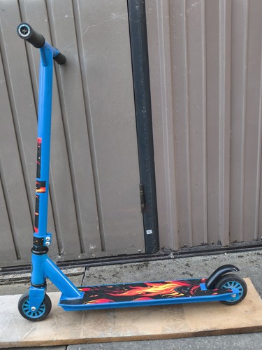 Kids blue stunt scooter with - scooter,