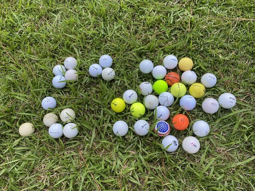 Used golf balls lot - used,