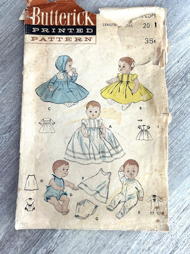 Vtg butterick pattern 7158 - vtg,