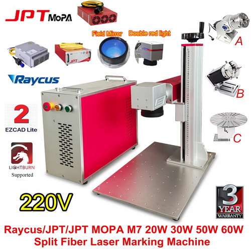 Raycus jpt mopa 20w - 30w, 50w