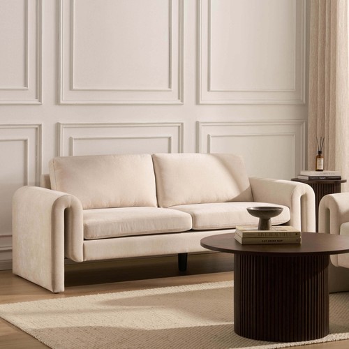 Dusk marseille ivory - ivory, chenille
