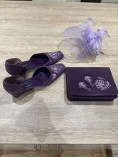 Jacques Vert Purple Shoes Size