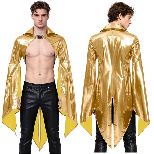 Men metallic shiny gothic - metallic,