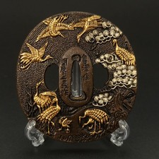 Japanese katana tsuba copper - japanese,