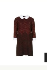 Top Shop Dress Burgundy